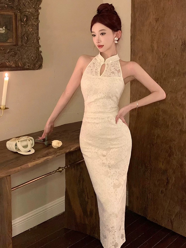 In the right zone lace dress FBC438 images